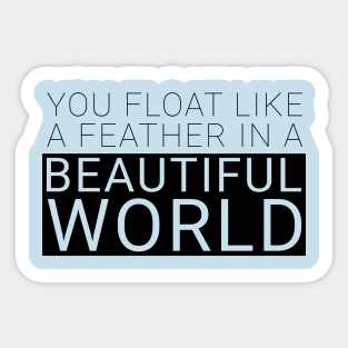 Creep lyrics Sticker